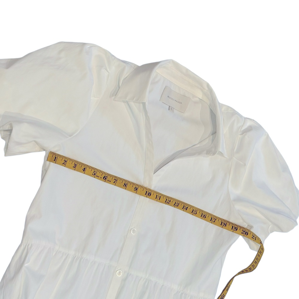 Brochu Walker Havana Maxi Dress, Large, Puff Sleeve Ivory - Picture 13 of 15